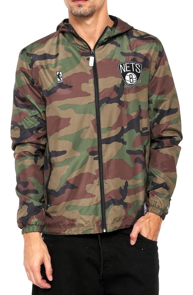 jaqueta new era camuflada