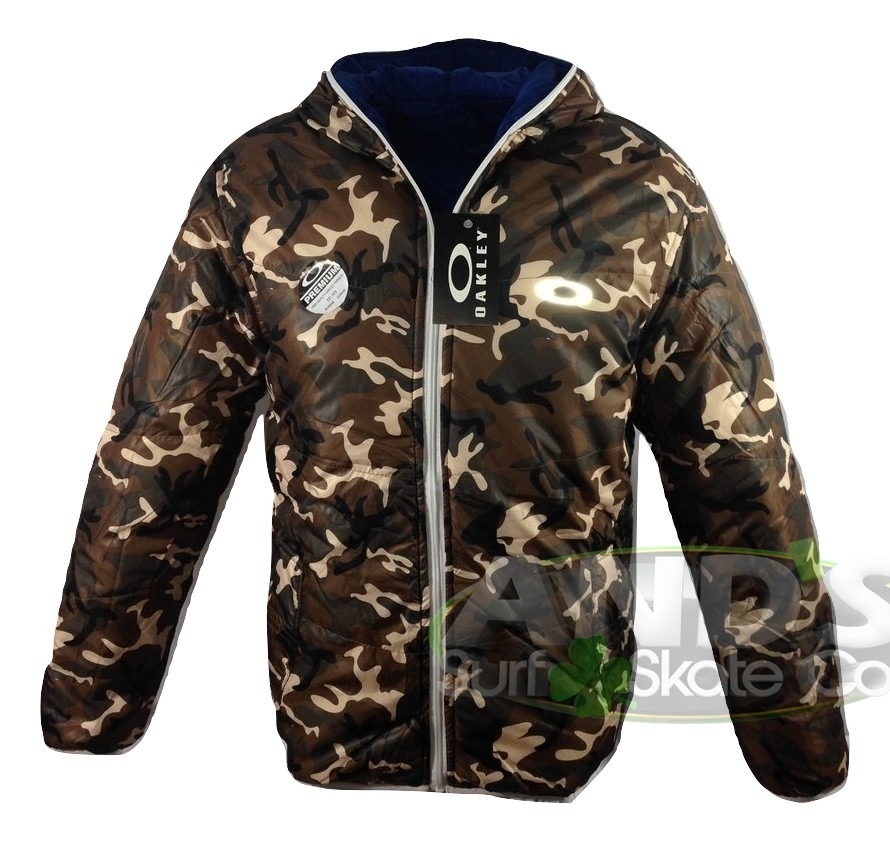 jaqueta camuflada masculina oakley