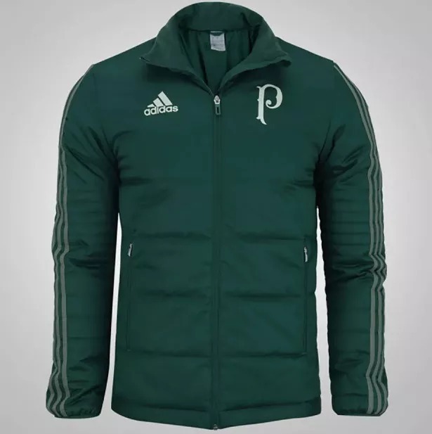 jaqueta pesada palmeiras verde