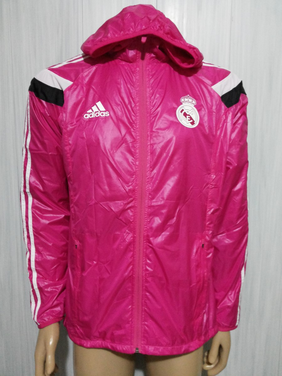 blusa de frio do real madrid rosa