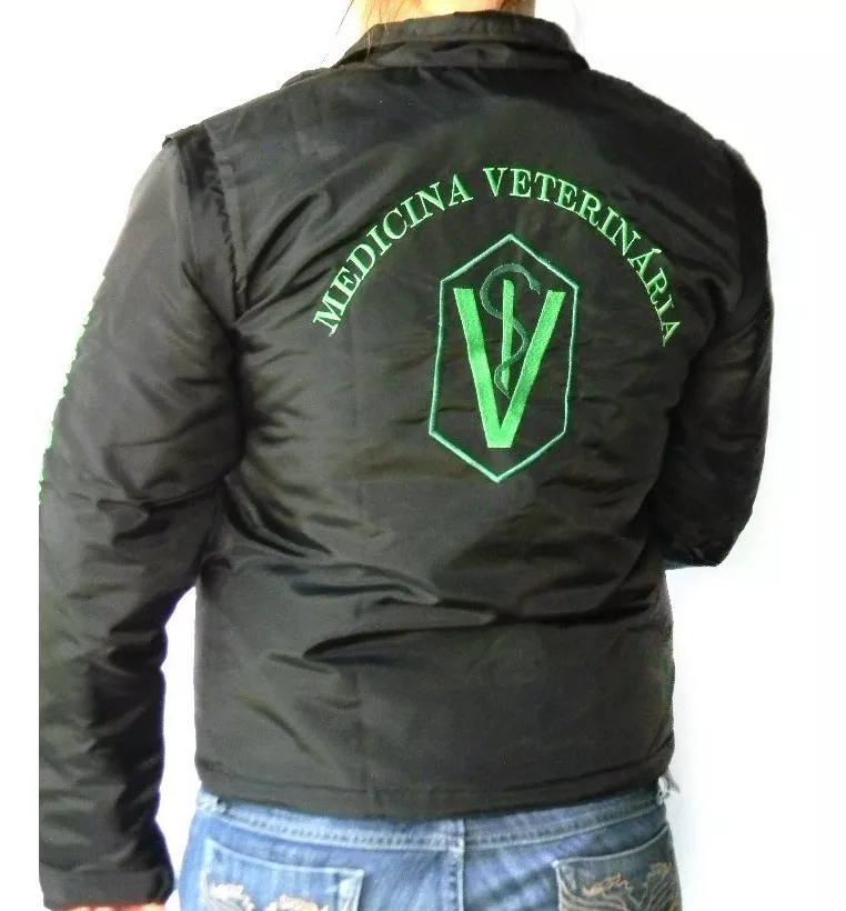 casaco de medicina veterinaria