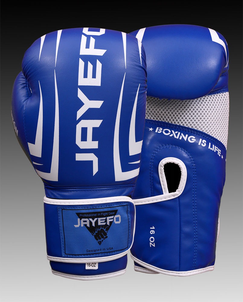 Jayefo R1 UW Leather Boxing Gloves Muay Thai Punching Bag Sparring Glove workout