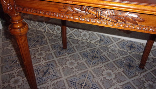 J.c antigua mesa para sala o living estilo luis xvi frances ...