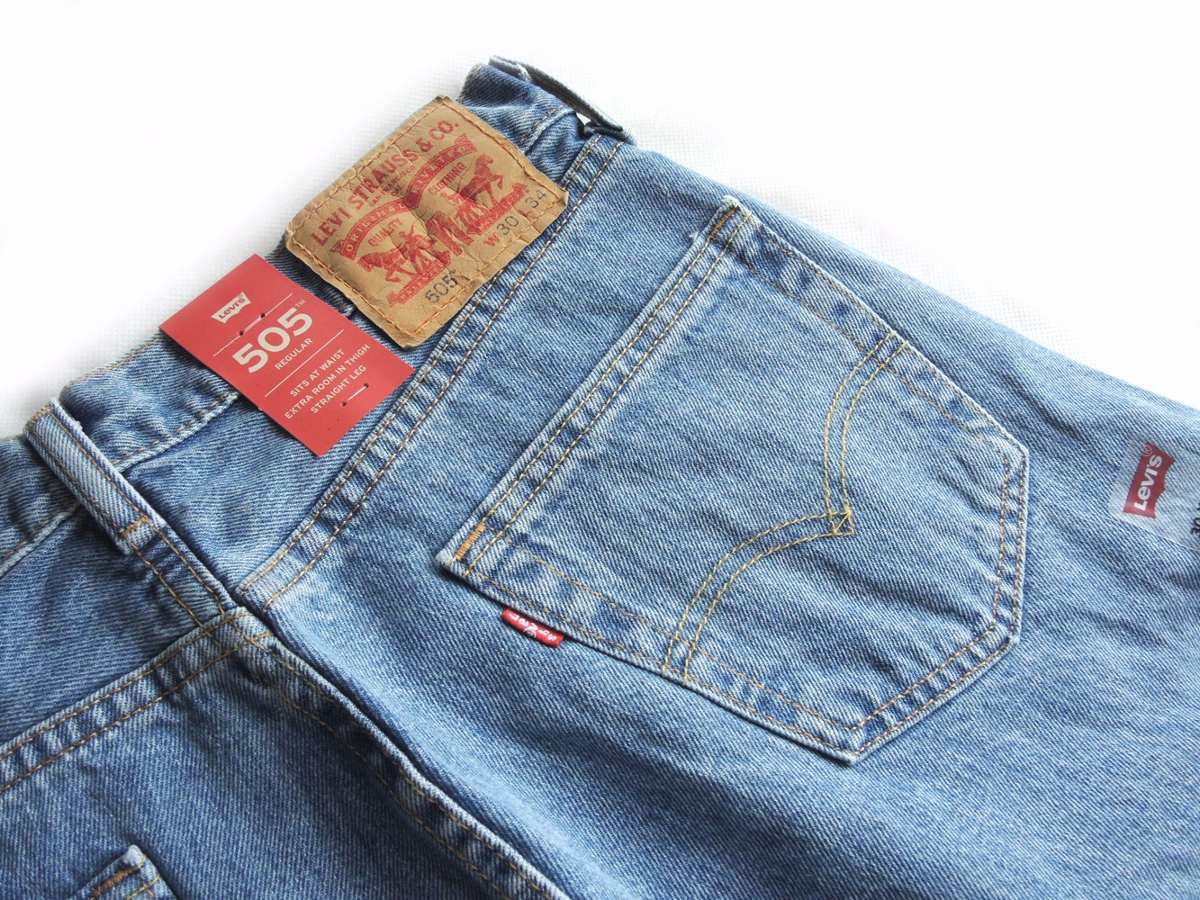 Calça Levi's 505 Jeans Masculina Tradicional Importada R