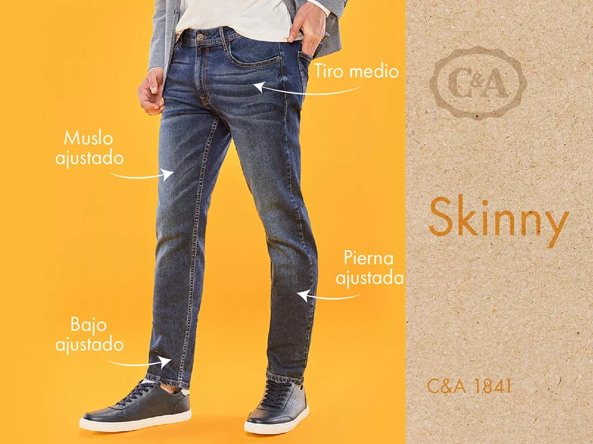 Cya Moda Jeans Skinny De Hombre Casual C A Mod 3001400 269 00