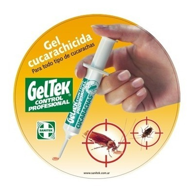 jeringa cucarachas cucarachicida veneno geltek 6gr