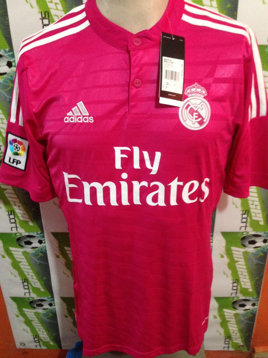 Jersey adidas Real Madrid 100% Original 2014-2015 Rosa ...