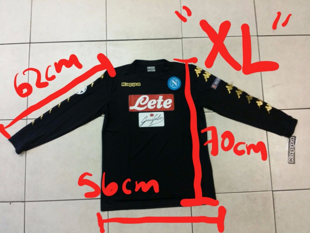 segunda equipacion Napoli manga larga segunda equipacion Napoli manga larga