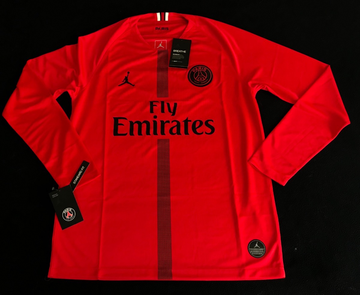 uniforme psg jordan rojo