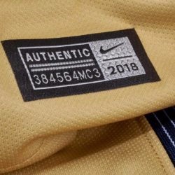JERSEY PLAYERA NIKE DE LOS PUMAS DE UNAM ORO DORADA ORIGINAL