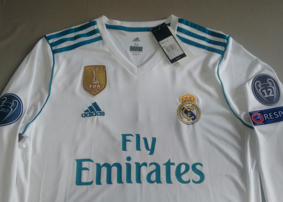 Oferta!! Jersey Real Madrid 2017-18 Home Champions League ...