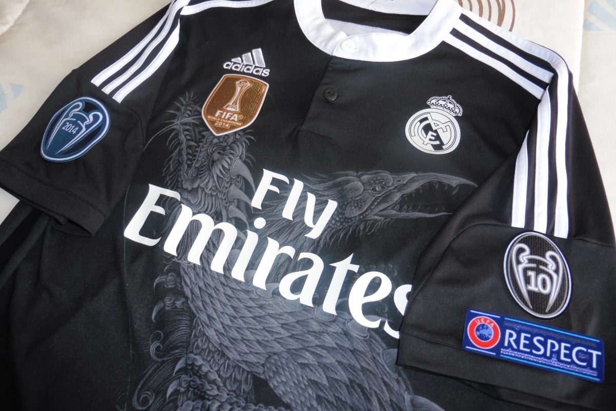 Jersey Real Madrid Negro Gala Kroos 14/15 adidas Climacool - $ 1,499.00 en Mercado Libre