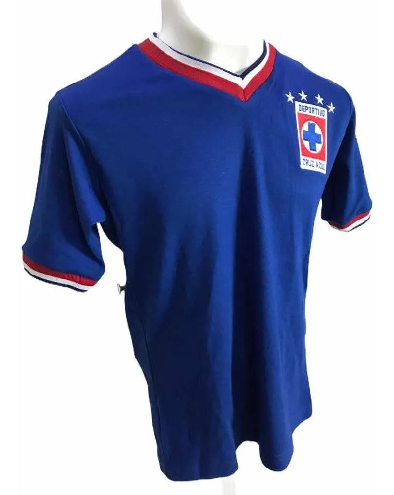 cruz azul retro jersey