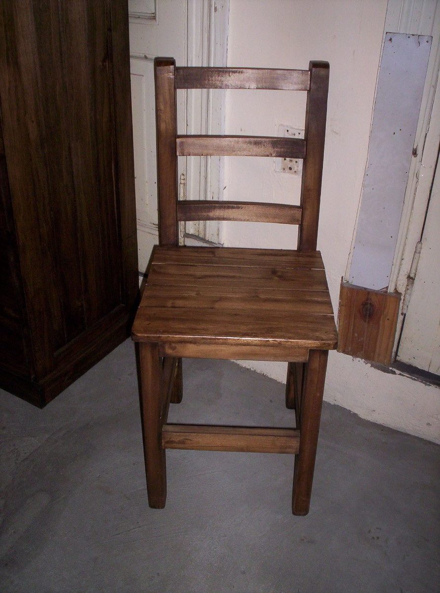 Jgo Comedor Mesa 1,60x0,80 Lisa/trabajada C/4 Sillas Rústica ... Jgo Comedor Mesa 1,60x0,80 Lisa/trabajada C/4 Sillas Rústica ...