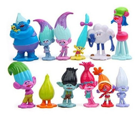 Trolls coleccionable bebé amapola figura Dreamworks rara nuevo