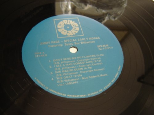 jimmy page led zeppelin special early works lp rarisimo s 180 jimmy page special early works