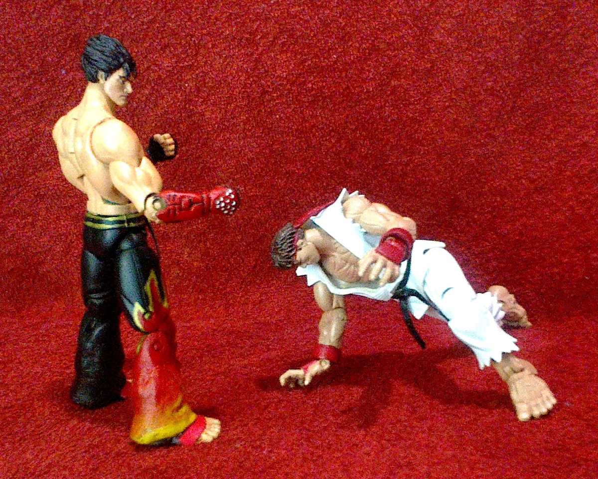 Jin Kazama Custom Tekken Street Fighter Escala Sota 16 Cm 900 00 En