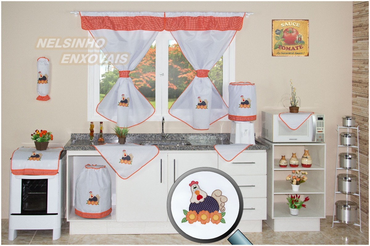 Jogo Cozinha Com Cortina Kit Com 10 P R 94 90 Em Mercado Livre Jogo Cozinha Com Cortina Kit Com 10 P R 94 90 Em Mercado Livre