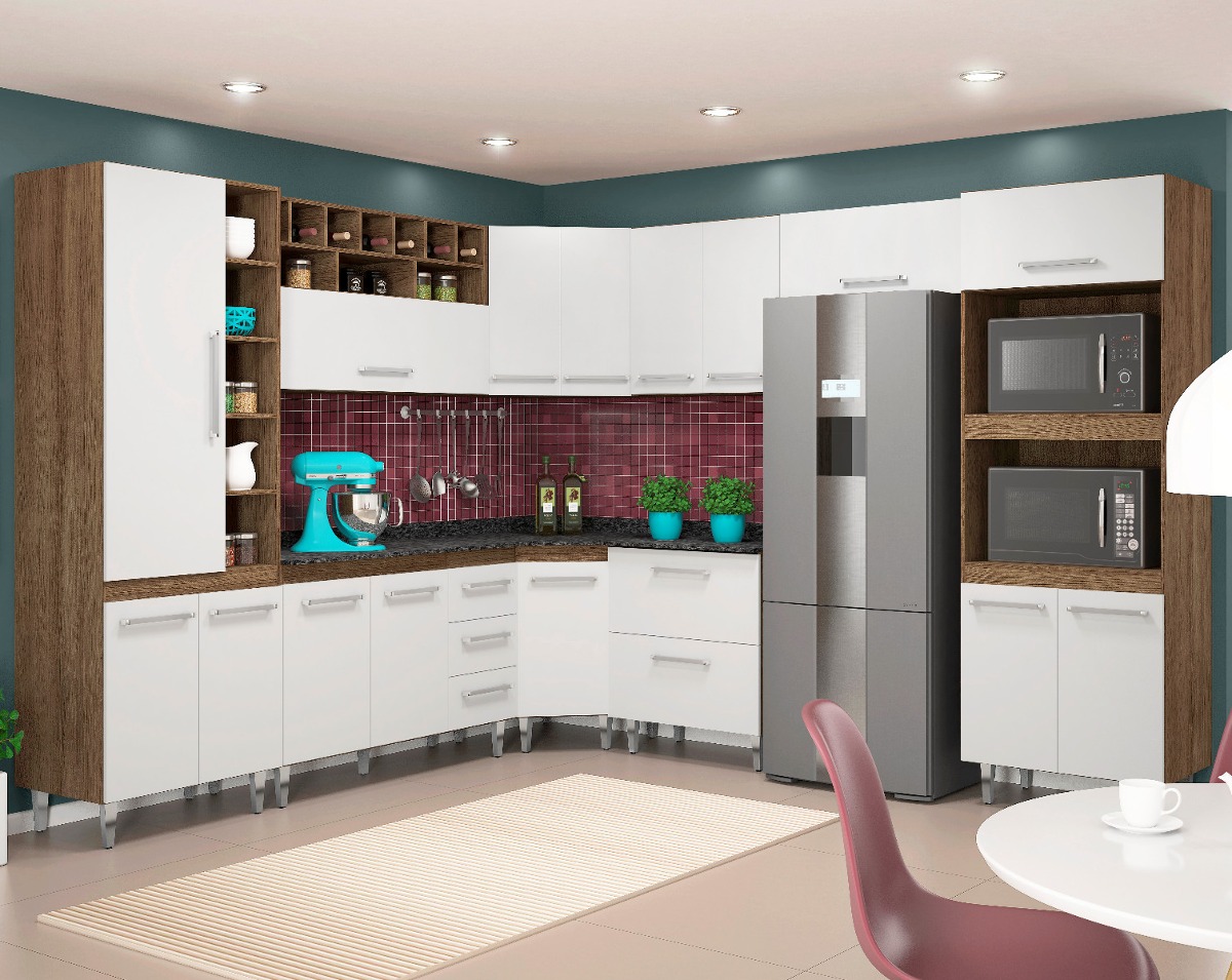 Jogo De Cozinha Completa Terraro Com Branco 9 Pe As Movemax R Jogo De Cozinha Completa Terraro Com Branco 9 Pe As Movemax R