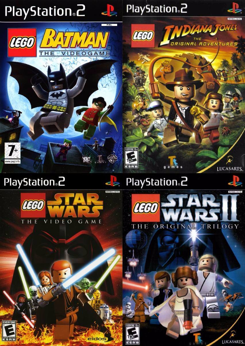 Jogo Lego Star Wars Ii 2 Ps2 (kit 4 Jogos Playstation 2 ...
