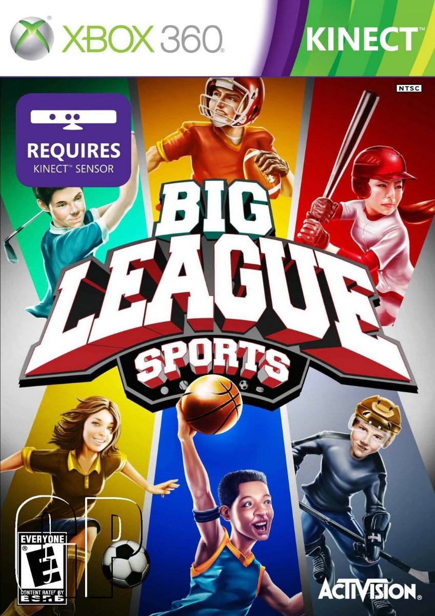 Jogo Novo Big League Sports Para Kinect Xbox 360 Ntsc - R ...