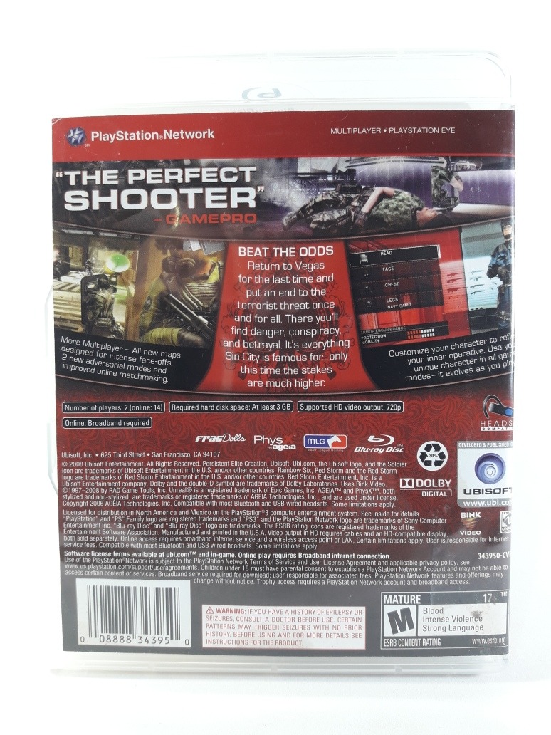 rainbow 6 vegas 2 ps3 rainbow 6 vegas 2 ps3