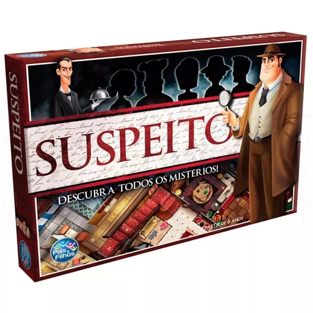 Jogos De Tabuleiro Mistério Suspeito Jogo Detetive - R$ 39 ...