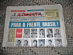 Resultado de imagem para a gazeta esportiva de 29/06/1958