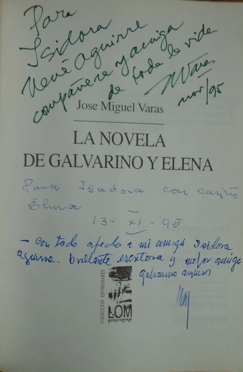 La novela de Galvarino y Elena