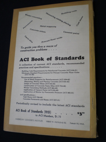 Journal Of The American Concrete Institute Vol 24 Feb 1953 - U$S 40.00