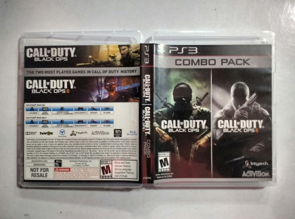 call of duty black ops combo pack