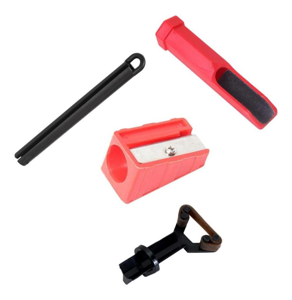 MagiDeal Negro Rojo De Accesorios De Billar Corrector Punta Del Taco