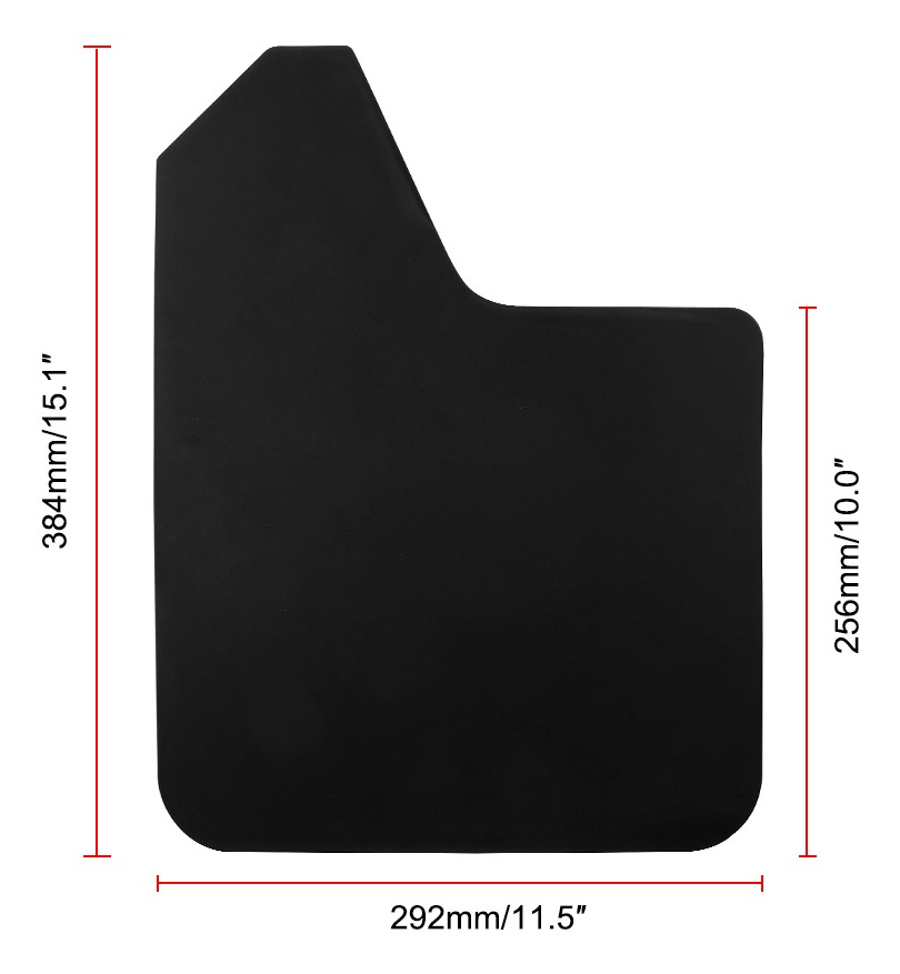 Juego de 4 guardabarros para guardabarros de guardabarros para guardabarros de guardabarros para coche color negro