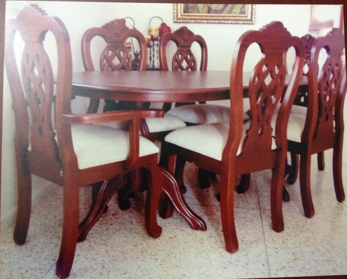 Juego De Comedor 6 Sillas En Madera Americana - $ 35,000.00 en ... Juego De Comedor 6 Sillas En Madera Americana - $ 35,000.00 en ...