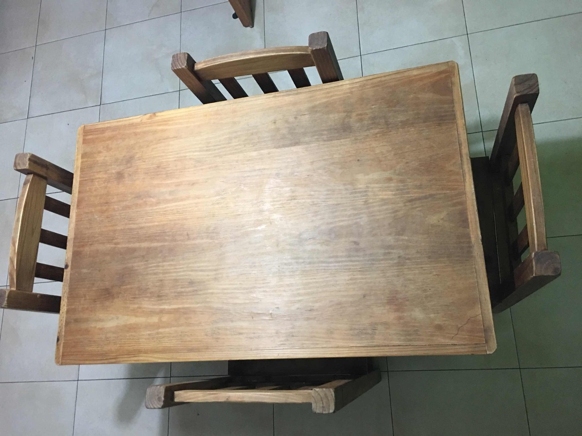 Juego De Comedor Mesa + 4 Sillas Cocina Living Mesas - $ 4.500,00 en ... Juego De Comedor Mesa + 4 Sillas Cocina Living Mesas - $ 4.500,00 en ...