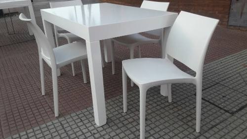 Juego De Comedor Mesa Asia 120 X 80 Con 4 Sillas Valencia - $ 6.500 ... Juego De Comedor Mesa Asia 120 X 80 Con 4 Sillas Valencia - $ 6.500 ...