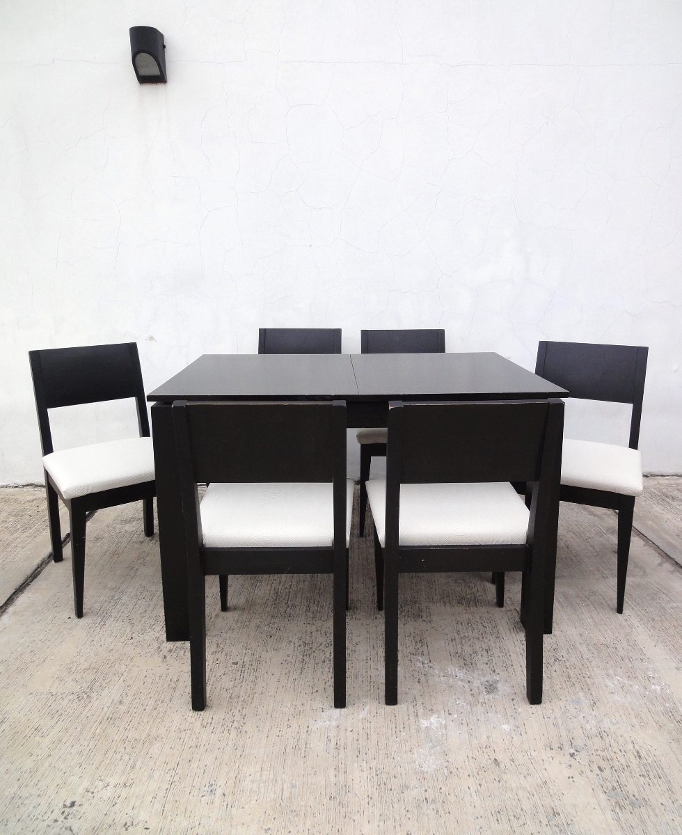 Juego De Comedor Mesa Con 6 Sillas Madera Color Wengue - $ 5.200,00 ... Juego De Comedor Mesa Con 6 Sillas Madera Color Wengue - $ 5.200,00 ...