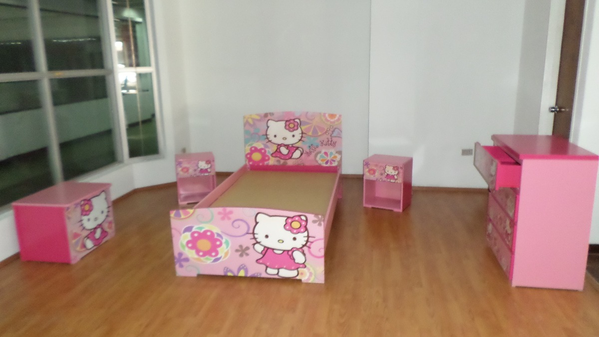 Juego De Cuarto Infantil Cama Gavetero Juguetero Helo Kitty - Bs ... Juego De Cuarto Infantil Cama Gavetero Juguetero Helo Kitty - Bs ...