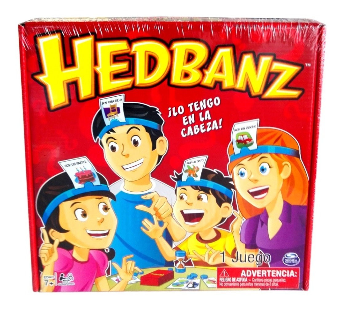 Juego de tarjetas de juego de adivinanzas SPINMASTER Hedbanz