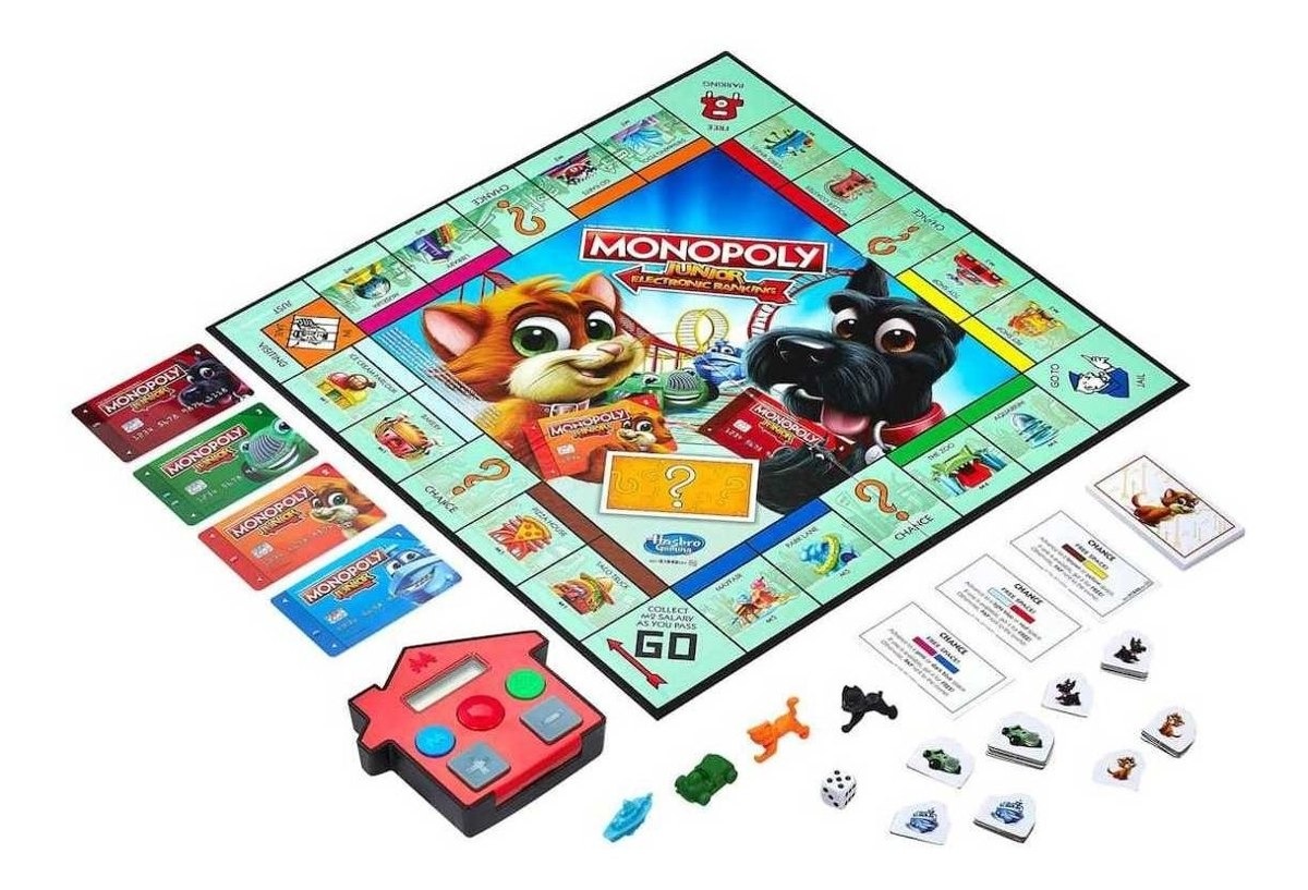 Juego De Mesa Monopoly Junior Banco Electrónico, Hasbro ...