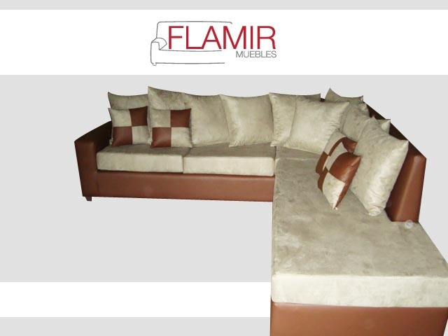 Juego de muebles esquinero moderno chocolate nuevo ... Juegos de muebles modernos santo domingo