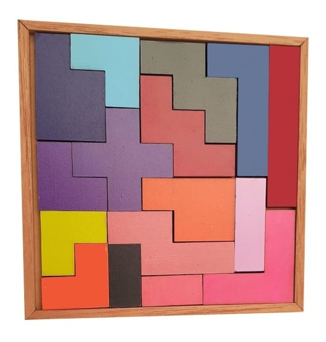 tetris en madera