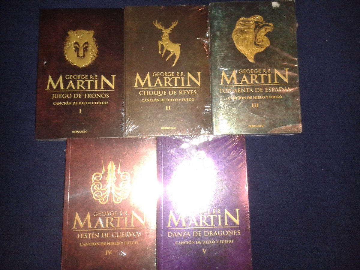 juego de tronos colección 1-5 canción hielo y fuego dhl. Cargando zoom.