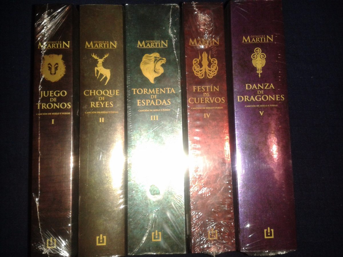juego de tronos colección 1-5 canción hielo y fuego dhl. Cargando zoom.