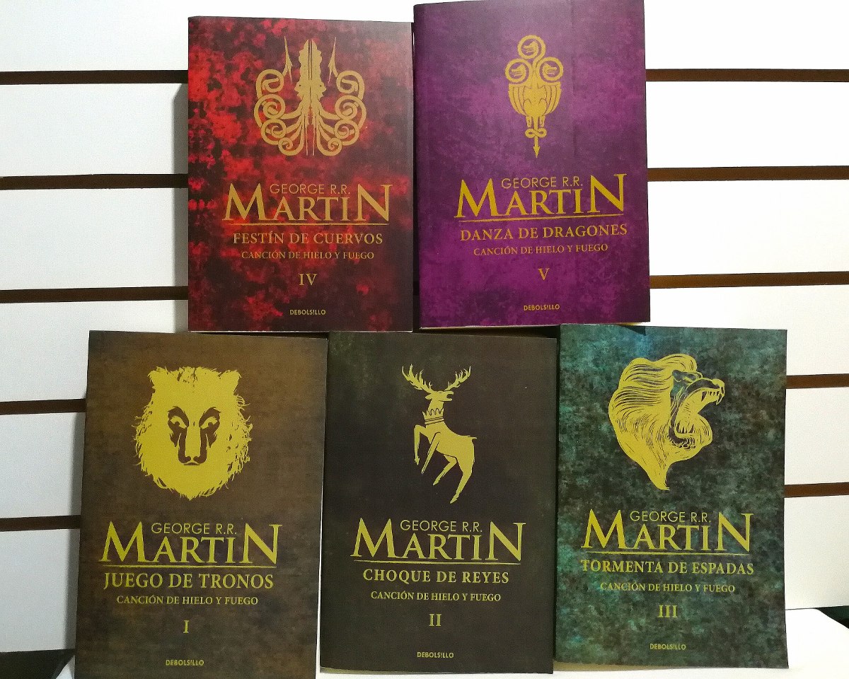 Juego De Tronos Saga Completa R. R. Martín 5 Libros Nuevos - U$S 89 ... Juego De Tronos Saga Completa R. R. Martín 5 Libros Nuevos - U$S 89 ...