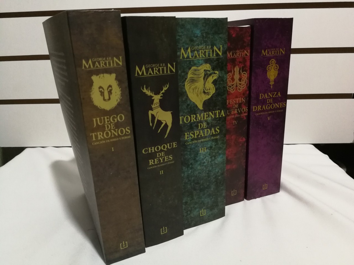 Juego De Tronos Saga Completa R. R. Martín 5 Libros Nuevos - U$S 89 ... Juego De Tronos Saga Completa R. R. Martín 5 Libros Nuevos - U$S 89 ...
