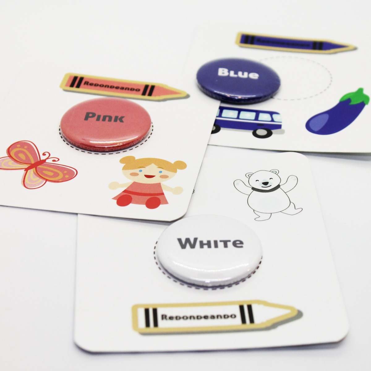 Juego Didáctico Colores En Inglés Imanes Y Cartas Juego Didáctico Colores En Inglés Imanes Y Cartas