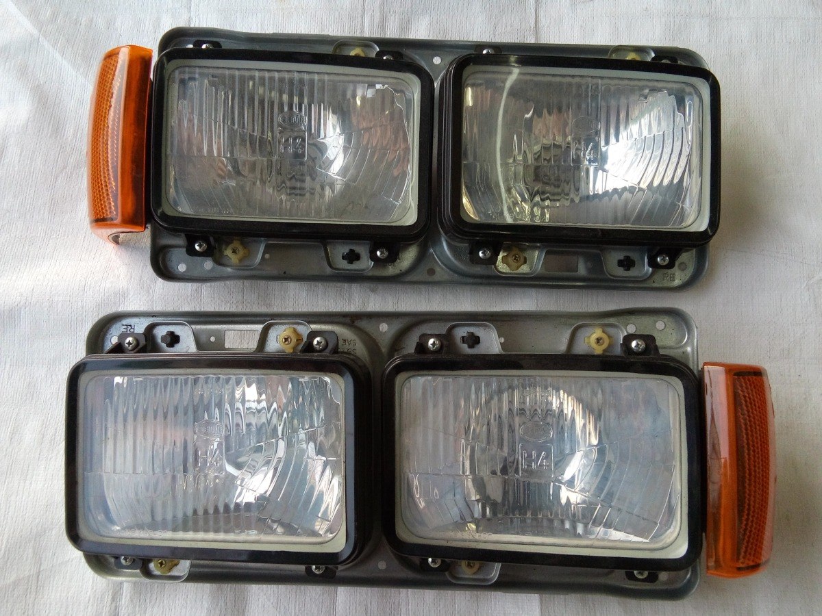 Juego Faros Con Base Biceles Cuartos Nvo Vw Atlantic Hella ...