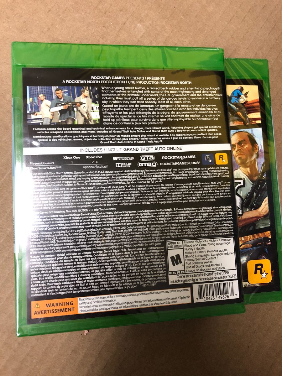 Juego Gta 5 Para Xbox One Nuevo - $ 749.00 en Mercado Libre