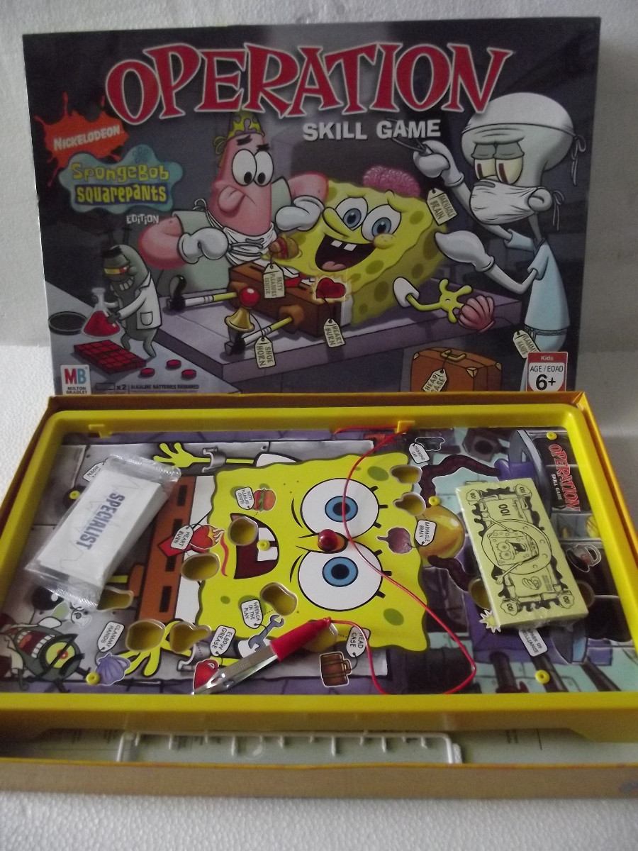 Juego Juguete De Mesa Operando A Bob Esponja - $ 550.00 en ...